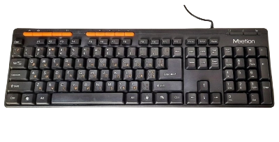 Meetion-MT-K841 USB Corded Keyboard AR US+RU 