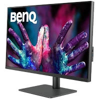 BenQ - 32" PD3205U 4K Monitor, IPS, 60Hz, 5mc, UHD(3840x2160), HDMI, Type C, KVM, Audio, Black,