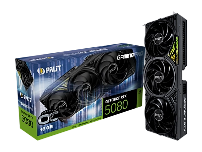 Palit - 16GB GeForce RTX5080 GAMINGPRO GDDR7 256bit 3-DP HDMI (NE75080S19T2-GB2031A)