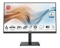 MSI - 27" Modern MD272XP Monitor, IPS, 1mc, 100hz, FHD (1920x1080), HDMI+DP, Speaker, Black 