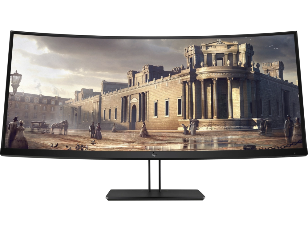 HP - 38" Z38c Monitor, IPS, 14mc, 60Hz, UHD (3840x2160), HDMI, DisplayPort, TypeC, Silver (Z4W65A4)