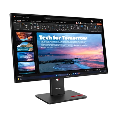 Lenovo - 27" ThinkVision T27QD-40, WLED, 120Hz, 4mc, QHD (2560x1440) 2K, HDMI+DP+TypeC) (64AAGAT2EU)