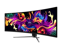 MSI - 49" MPG 491CQPX QD-OLED Curved Gaming Monitor, IPS, 0,03mc, 240hz, DQHD (5120x1440), HDMI+DP