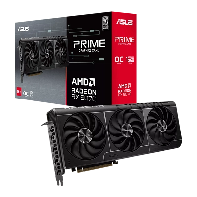 ASUS - 16GB Radeon RX9070 Prime OC Edition GDDR6 (90YV0LI1-M0NA00)