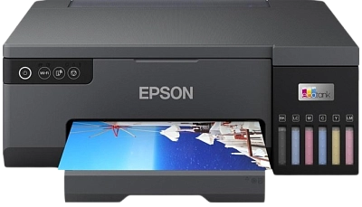 Epson L8050 (A4, 5760x1440 dpi, 6 красок, USB2.0, WiFi, печать на CD/DVD)