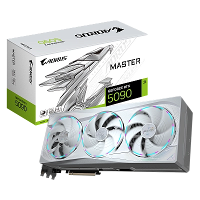 Gigabyte - 32GB GeForce RTX5090 AORUS MASTER ICE DDR7 GV-N5090AORUSM ICE-32GD