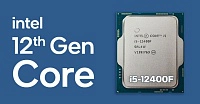 Intel-Core i5 - 12400F, 2.7 GHz, 18MB, oem, LGA1700, Alder Lake