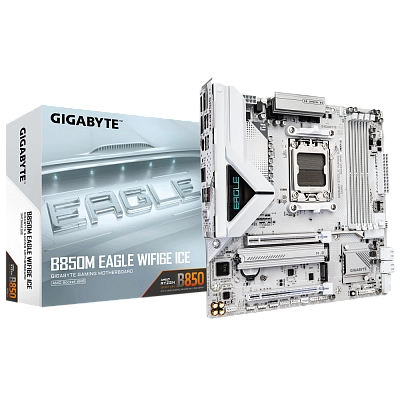 MB Gigabyte AMD AM5 B850M EAGLE WF6E ICE DDR5
