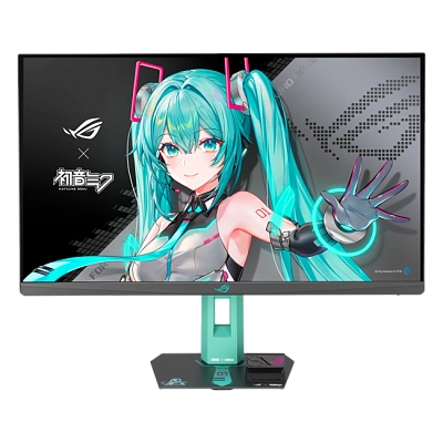 ASUS ROG Strix XG27ACMEG-G Hatsune Miku Edition Gaming Monitor,QHD (2560 x 1440)2K, 0,03ms, Type-C