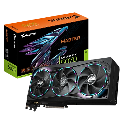 Gigabyte - 12GB GeForce RTX5070 AORUS MASTER GV-N5070AORUS M-12GD