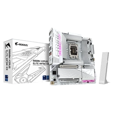 MB Gigabyte B860M AORUS ELITE WIFI6E ICE DDR5 LGA1851
