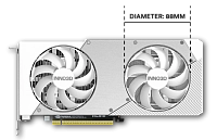 Inno3D - 8GB GeForce RTX5060 TWIN X2 OC White GDDR7 128bit (N50602-08D7X-195070W)