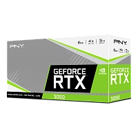 PNY - 6GB GeForce RTX3050 GDDR6 128bit DP HDMI  