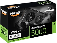 Inno3D - 8GB GeForce RTX5060 TWIN X2 OC GDDR7 128bit (N50602-08D7X-195070N)