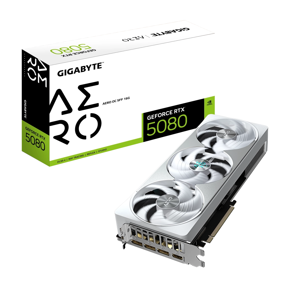 Gigabyte - 16GB GeForce RTX5080 AERO OC DDR7 GV-N5080AERO OC-16GD