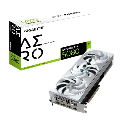 Gigabyte - 16GB GeForce RTX5080 AERO OC DDR7 GV-N5080AERO OC-16GD