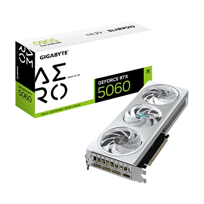 Gigabyte - 8GB GeForce RTX5060 AERO OC GV-N5060AERO OC-8GD