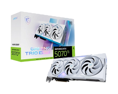 MSI - 16GB GeForce RTX5070Ti GAMING TRIO OC WHITE (912-V531-057)