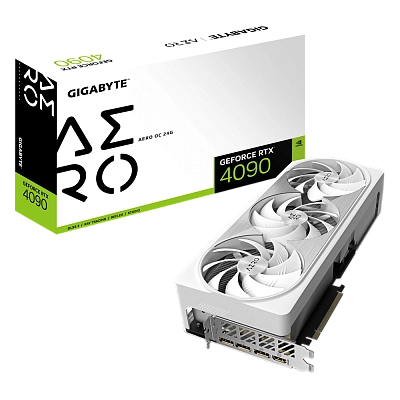 Gigabyte - 24GB GeForce RTX4090 AERO OC GV-N4090AERO OC-24GD