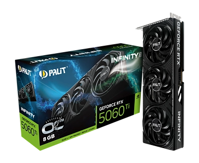 Palit - 8GB GeForce RTX5060Ti INFINITY 3 GDDR7 128bit 3-DP HDMI (NE7506T019P1-GB2062S)