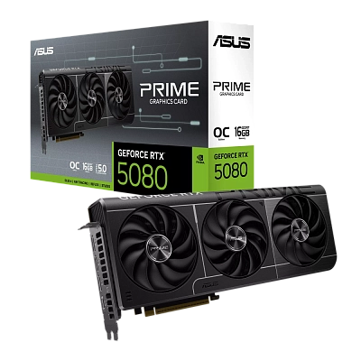 ASUS - 16GB GeForce RTX5080 Prime OC Edition GDDR7 (90YV0LX0-M0NA00)