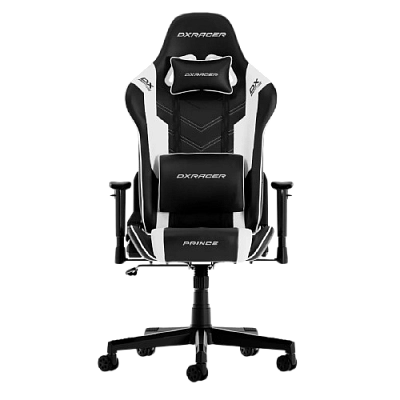 Кресло - DXRacer P132 Prince Series Gaming Chair - Black / White