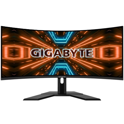 Gigabyte - 34" G34WQC A-EK Curved Gaming Monitor, VA, 144z, 1mc, UHD (3440 х 1440), HDMI