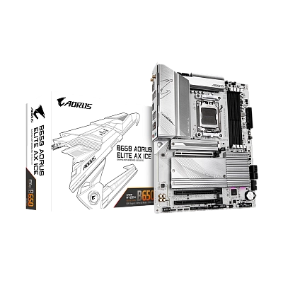 MB Gigabyte AMD AM5 B650 AORUS ELITE AX ICE DDR5 