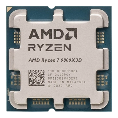 AMD Ryzen™ 7 Granite Ridge 9800X3D - 4.7 Ghz, 8 cores/16 threads, GPU, AM5, (100-000001084), oem