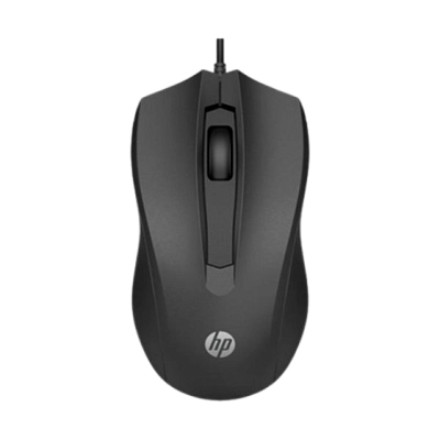 Проводная мышка HP 100 Wired Mouse - Black (p/n 6VY96AA)