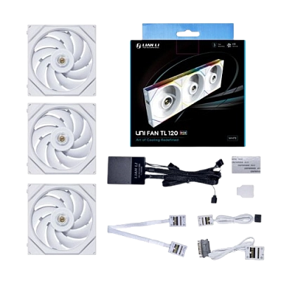 Fan Lian Li TL 120-3 White (3 кулера)