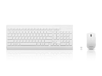 Беспроводный комплект клавиатура + мышь Lenovo 510 Wireless Keyboard and Mouse Combo (White) -Russia