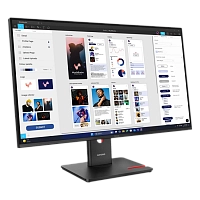 Lenovo - 32" ThinkVision T32UD-40, WLED, 60Hz, 4mc, UHD (3840x2160) 4K, HDMI+DP+TypeC, Eclipse Black