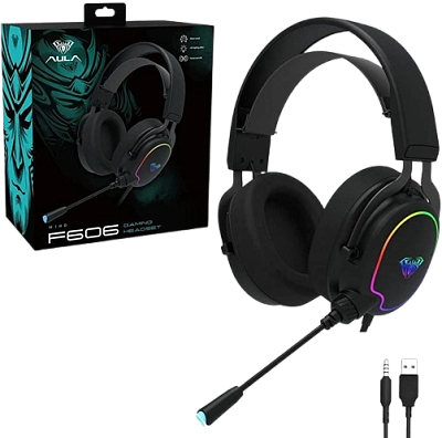 Наушники проводные AULA S606 RGB