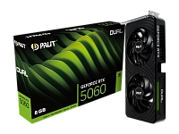 Palit - 8GB GeForce RTX5060 DUAL GDDR7 128bit 3-DP HDMI (NE75060019P1-GB2063D)
