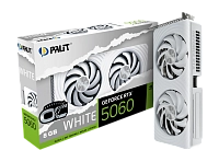 Palit - 8GB GeForce RTX5060 WHITE OC GDDR7 128bit 3-DP HDMI (NE75060U19P1-GB2063M)