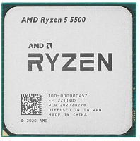 AMD Ryzen™ 5 Cezanne 5500 - 3.6 GHz, 6 cores/12 threads, No GPU, AM4 (100-000000457), oem