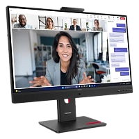 Lenovo - 27" ThinkVision T27QD-4v, WLED, 120Hz, 4mc, QHD (2560x1440) 2K, HDMI+DP+TypeC,Webcam,Audio 