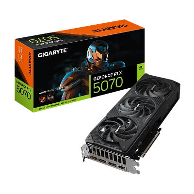 Gigabyte - 12GB GeForce RTX5070 WINDFORCE OC SFF GV-N5070WF3OC-12GD