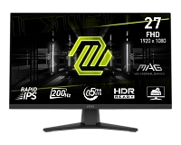 MSI - 27" MAG 272F Gaming Monitor, IPS, 0,5mc, 200hz, FHD (1920x1080), HDMI+DP, Black 