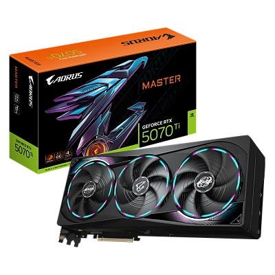 Gigabyte - 16GB GeForce RTX5070Ti AORUS MASTER GV-N507TAORUS M-16GD