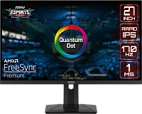 MSI - 27" G274QPF Quantum Dot  Gaming Monitor, IPS, 1mc, 170hz, WQHD (2560x1440), HDMI+DP+TypeC
