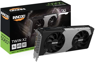 Inno3D - 8GB GeForce RTX5060Ti TWIN X2 GDDR7 128bit (N506T2-08D7-191075N)