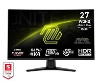 MSI - 27" MAG 274CQF Curved Gaming Monitor, VA, 0,5mc, 180hz, WQHD (2560x1440), HDMI+DP+TypeC, Black