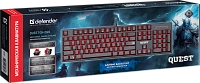 Механическая игровая клавиатура Defender Quest GK-596