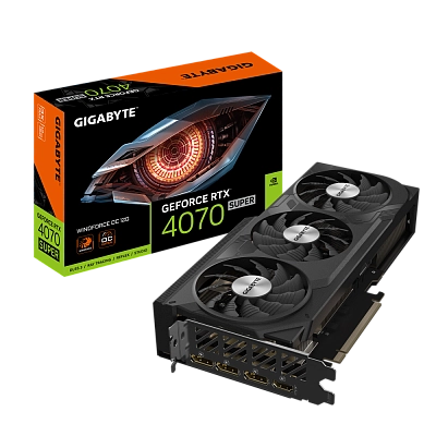 Gigabyte - 12GB GeForce RTX4070 SUPER WINDFORCE OC GV-N407SWF3OC-12GD