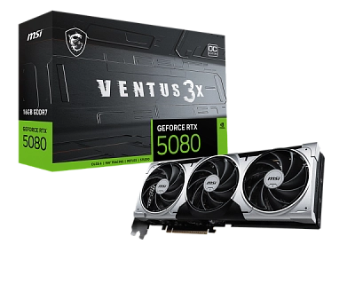 MSI - 16GB GeForce RTX5080 VENTUS 3X PLUS (912-V531-298)