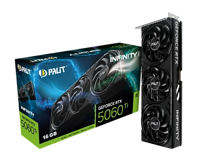 Palit - 16GB GeForce RTX5060Ti INFINITY 3 GDDR7 128bit 3-DP HDMI (NE7506T019T1-GB2061S)