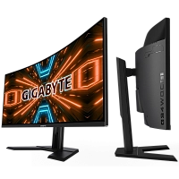 Gigabyte - 34" G34WQC A-EK Curved Gaming Monitor, VA, 144z, 1mc, UHD (3440 х 1440), HDMI