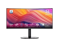MSI - 34" Modern MD342CQP Curved Gaming Monitor, VA, 1mc, 120hz, UWQHD (3440x1440), HDMI+DP+TypeC, 